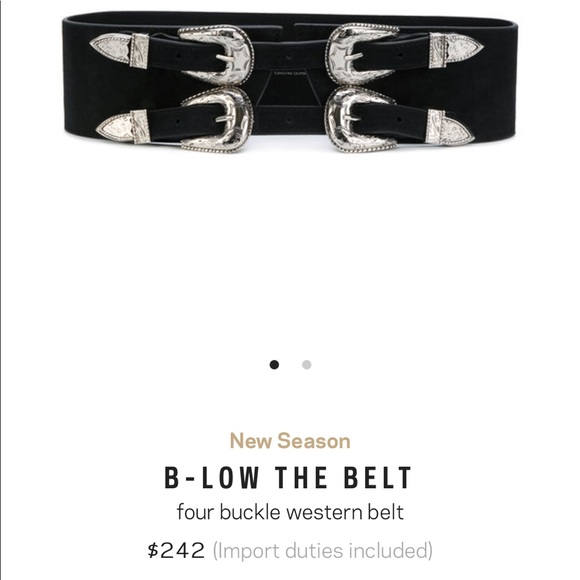 B-Low the Belt Accessories - B low the belt western four buckle